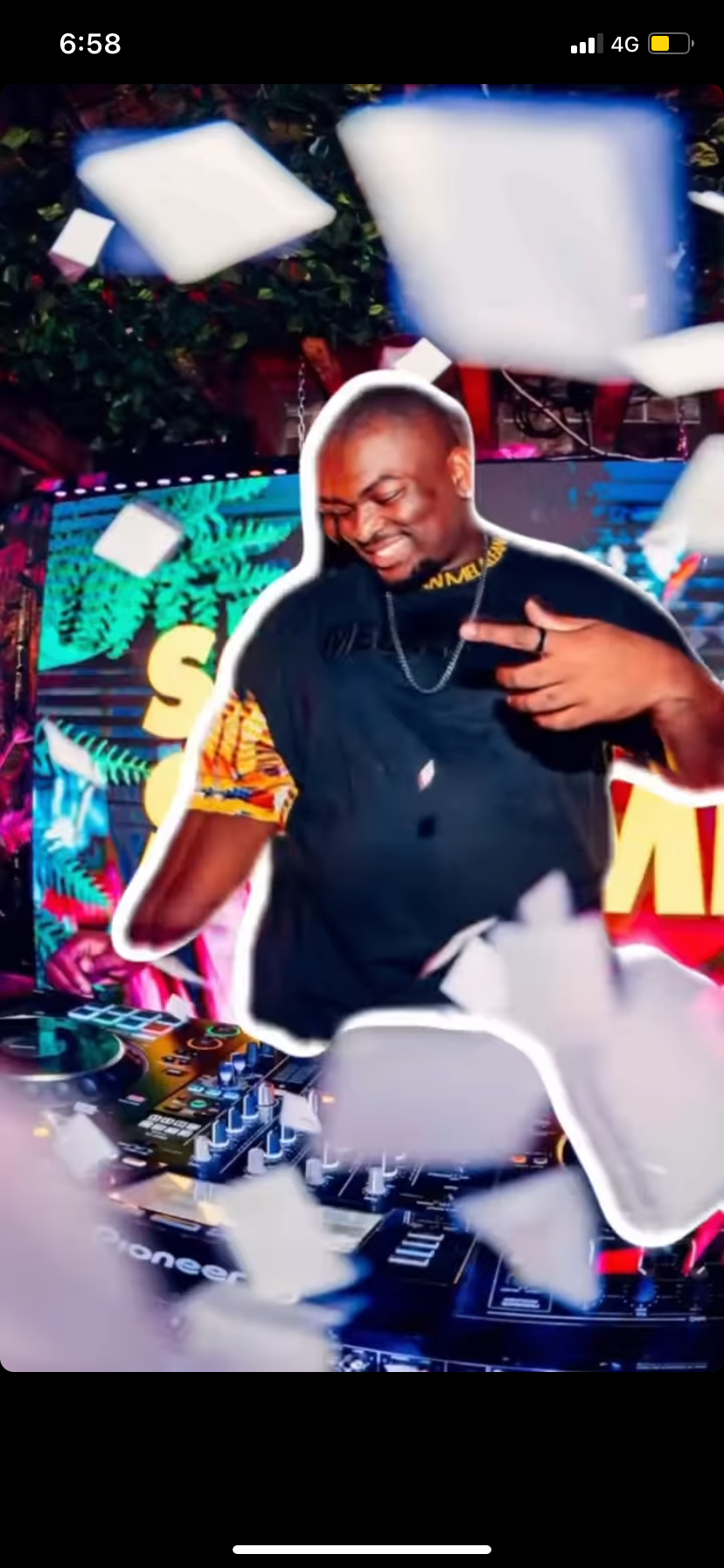 Faded Sleeve Print Tee