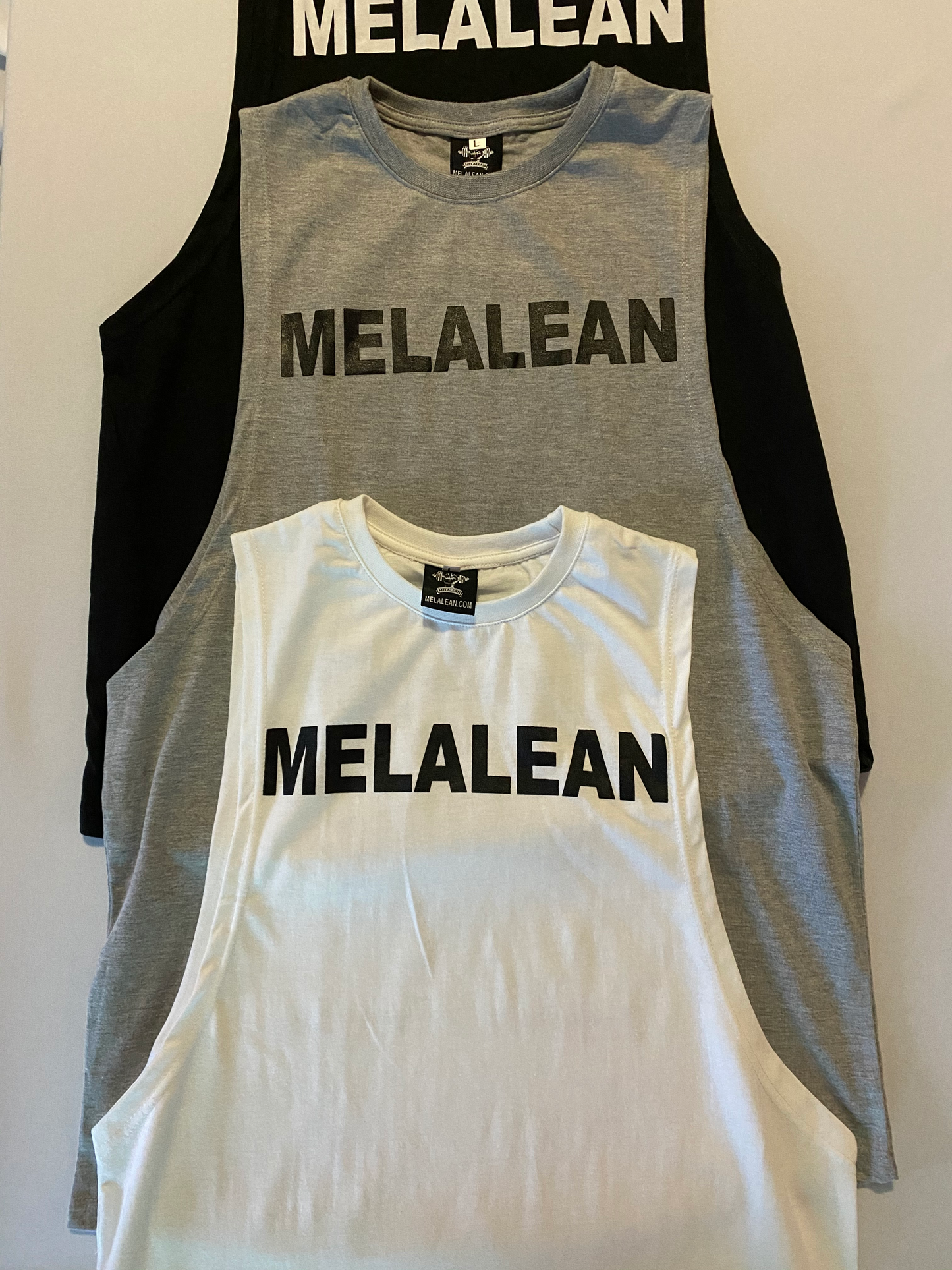 White Drop Armhole Tank