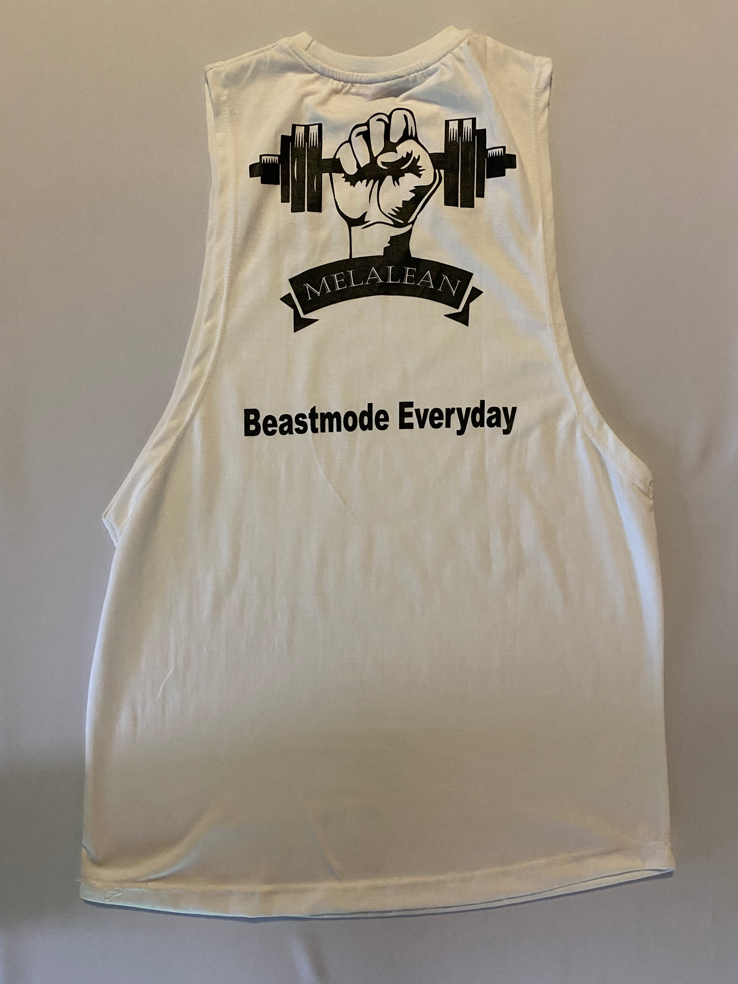 White Drop Armhole Tank