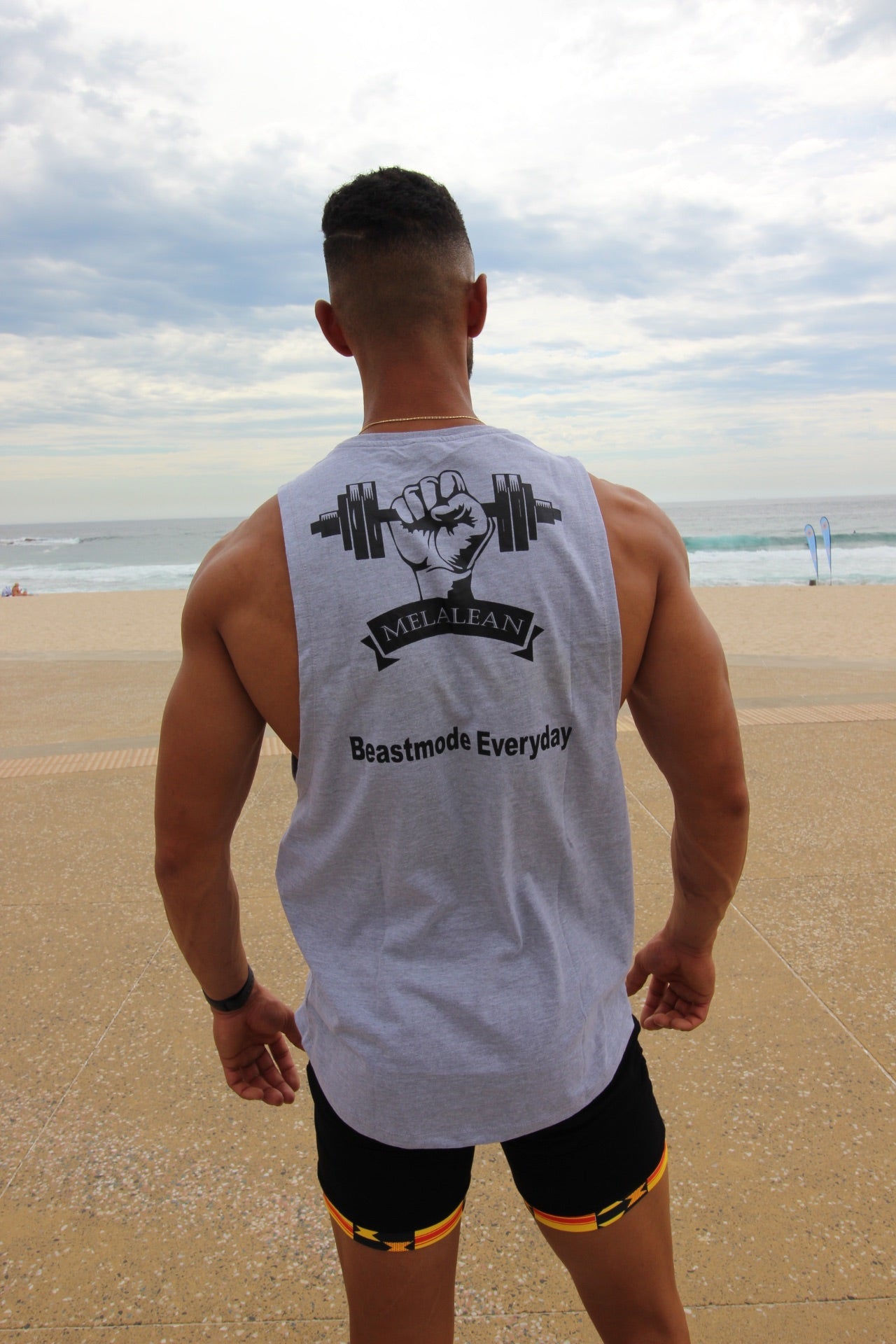 Black Drop Armhole Tank