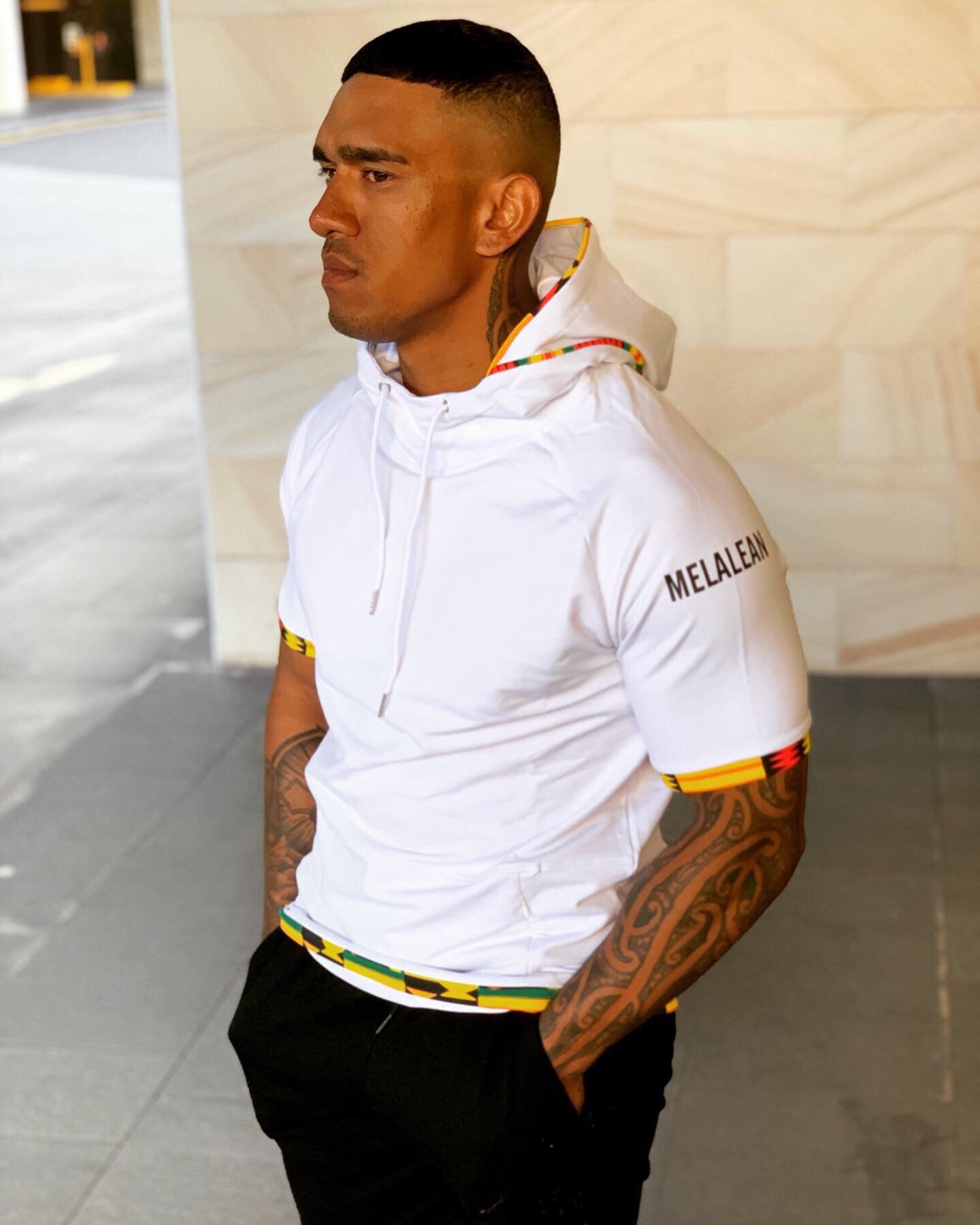 Wakanda Vibes Short Sleeve Fleece hoodie