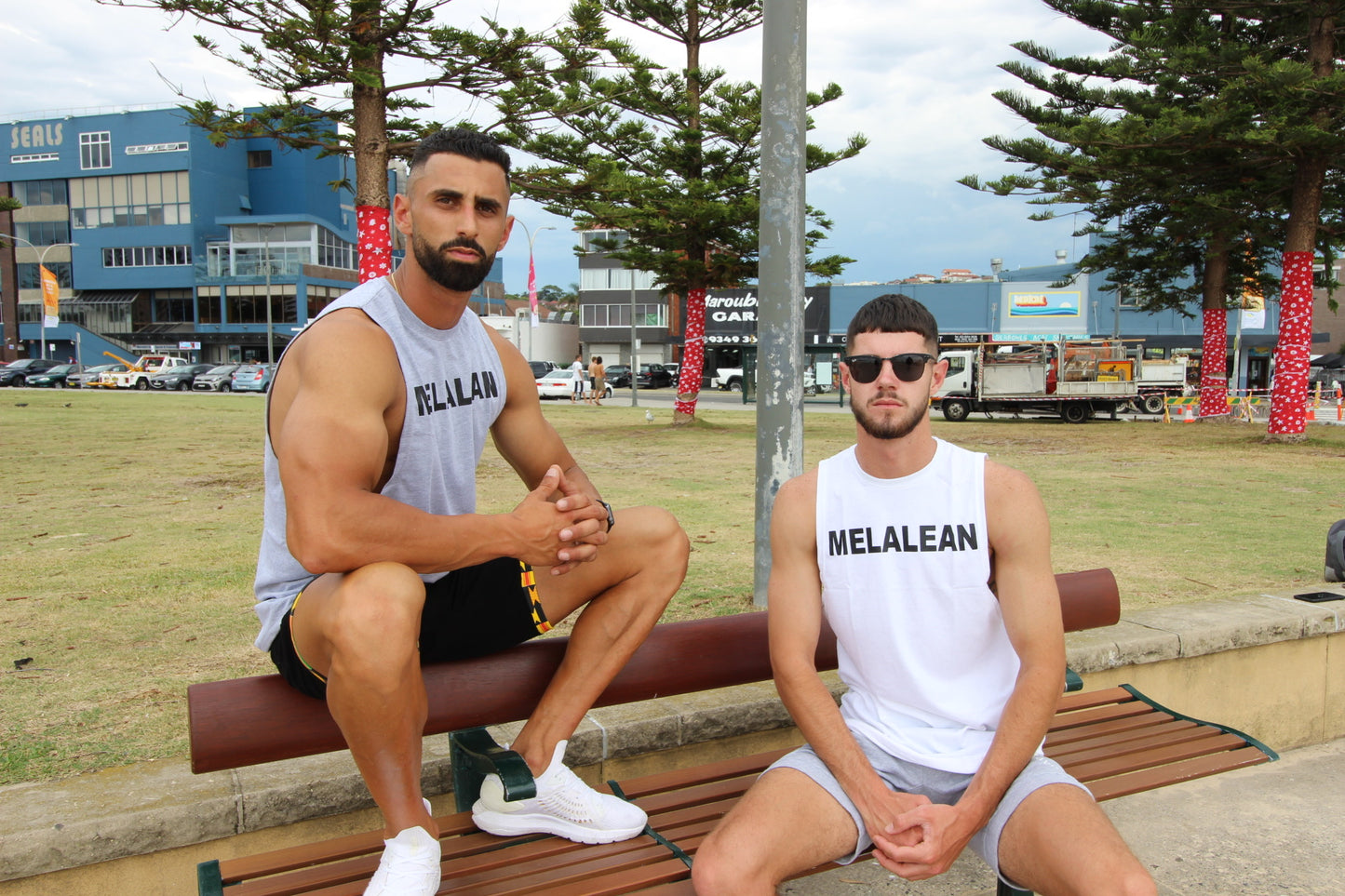 Black Drop Armhole Tank