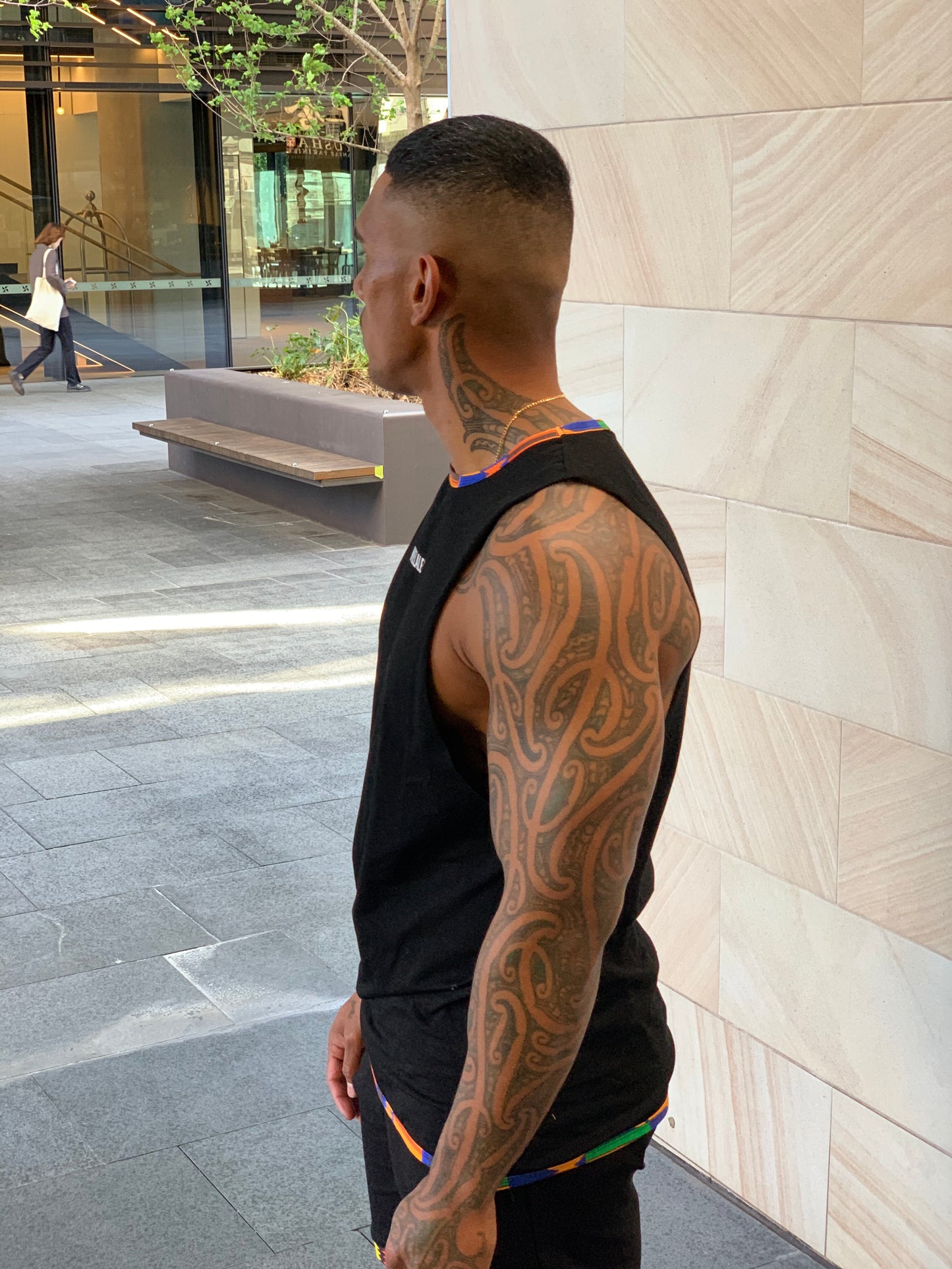 Wakanda Vibes Drop Armhole Tank