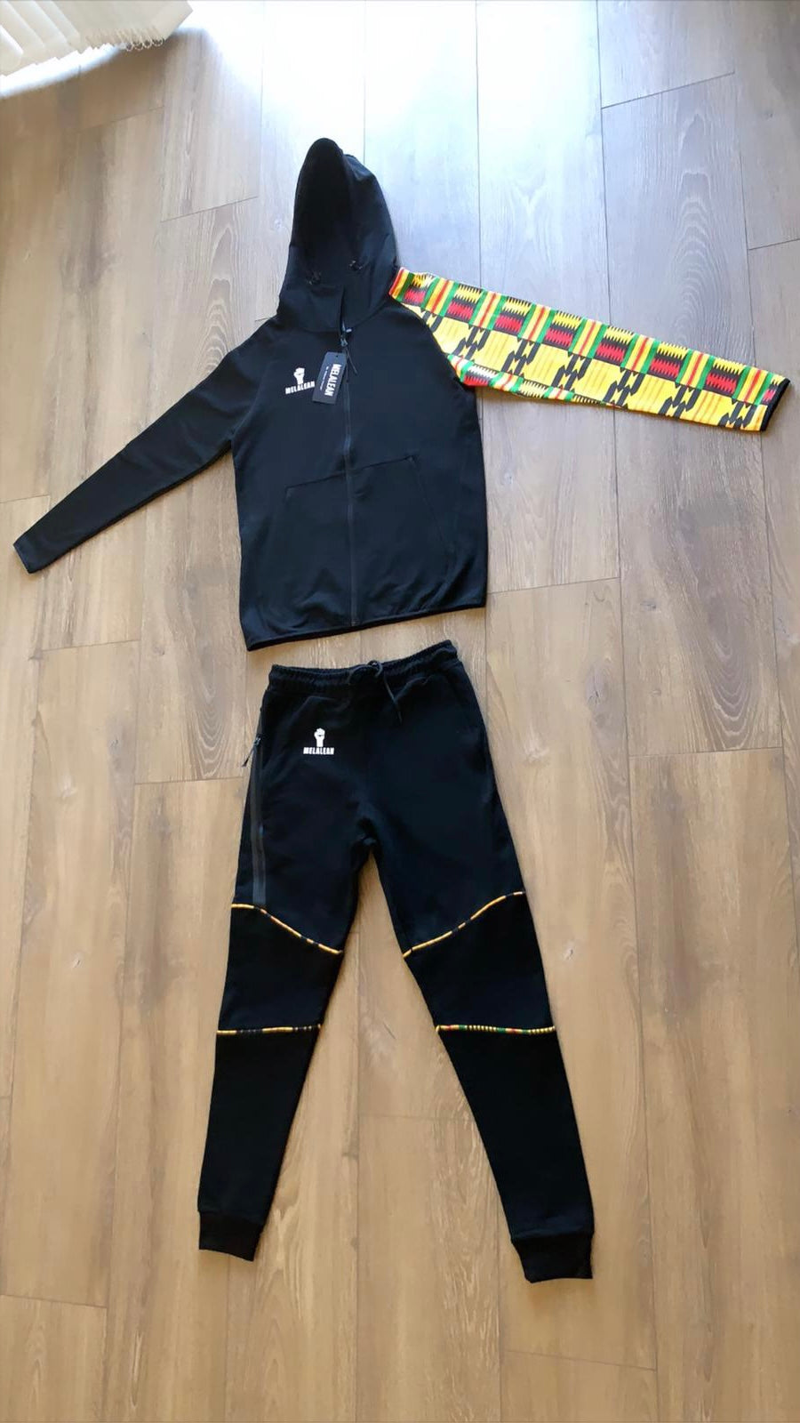 Kente Fleece Tech Joggers