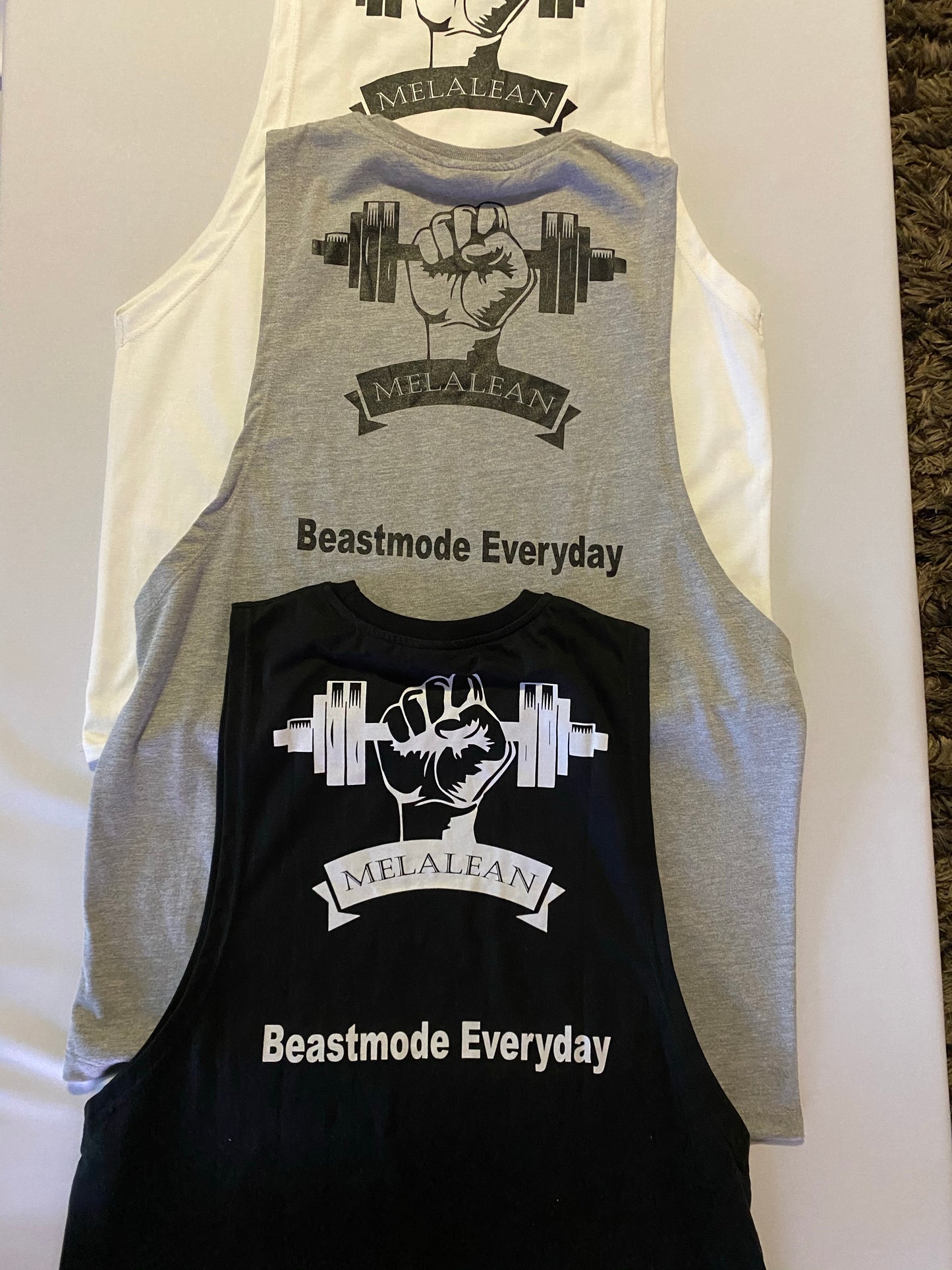 Black Drop Armhole Tank