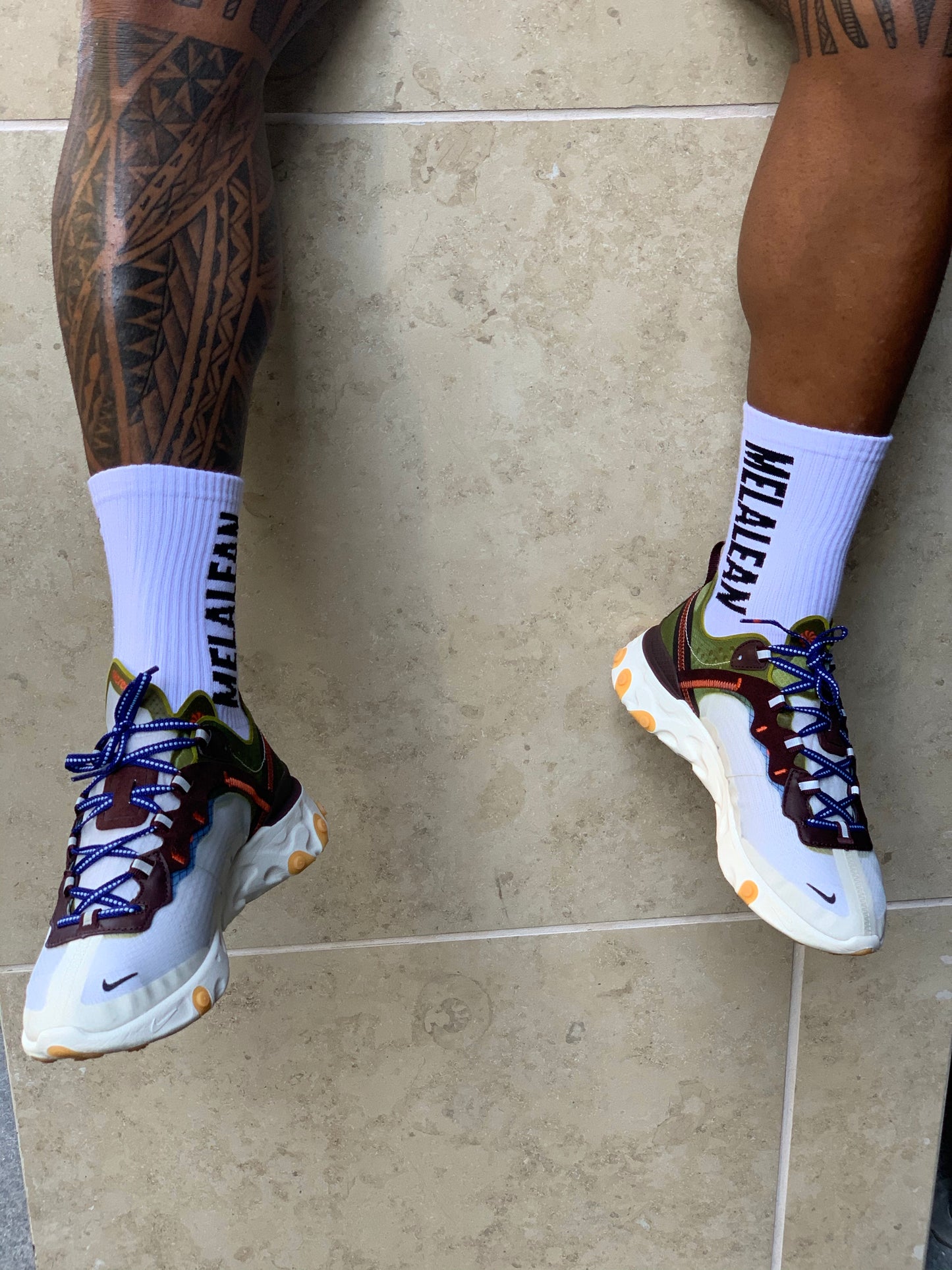 Melalean Cushion Unisex Crew Sports Socks