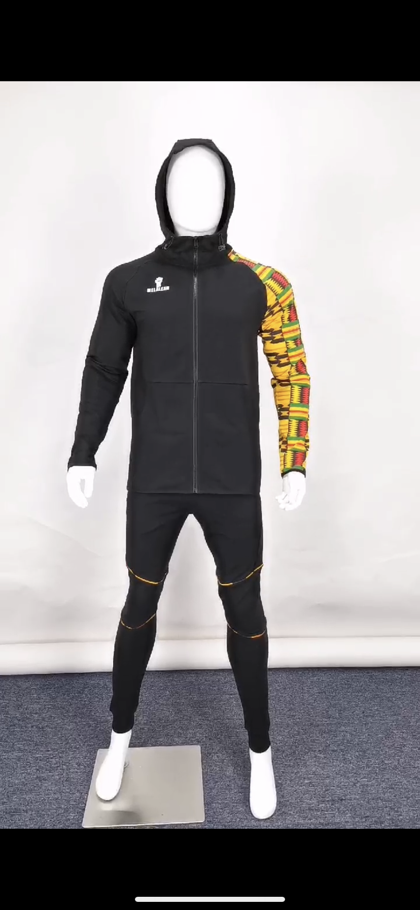 Kente Fleece Tech Joggers