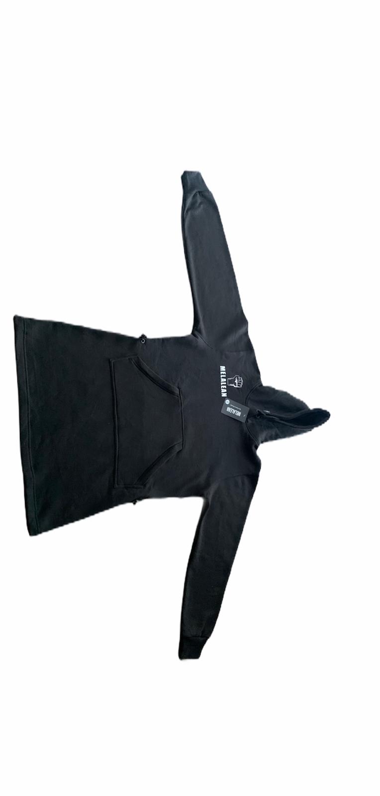 Melalean Slim fit Longline hoodie