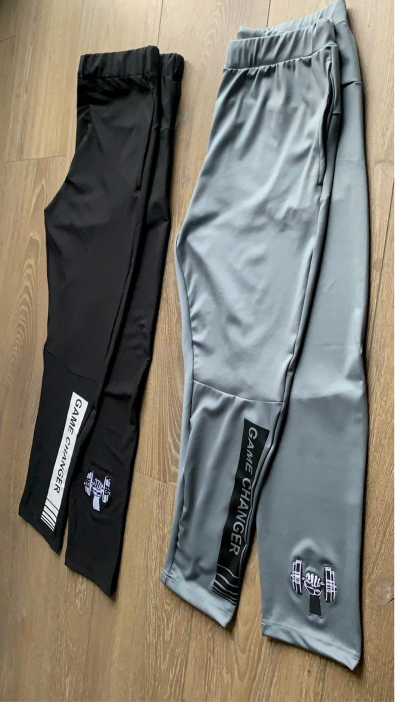 Black 3/4 Training joggers